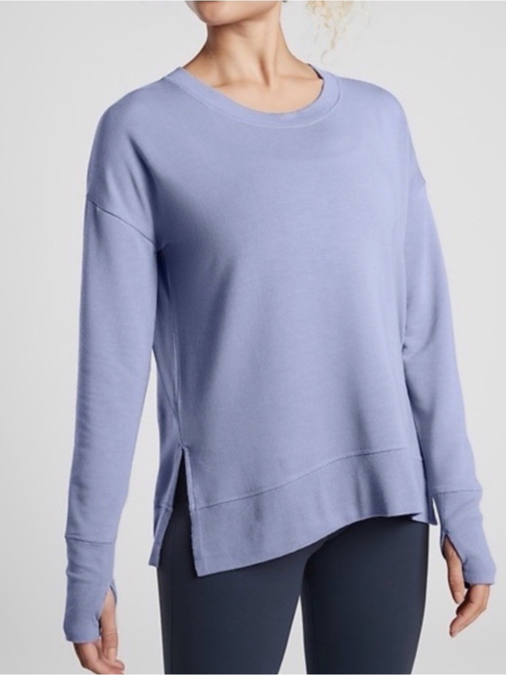 Athleta Coaster Luxe Sweatshirt Women’s Medium Purple